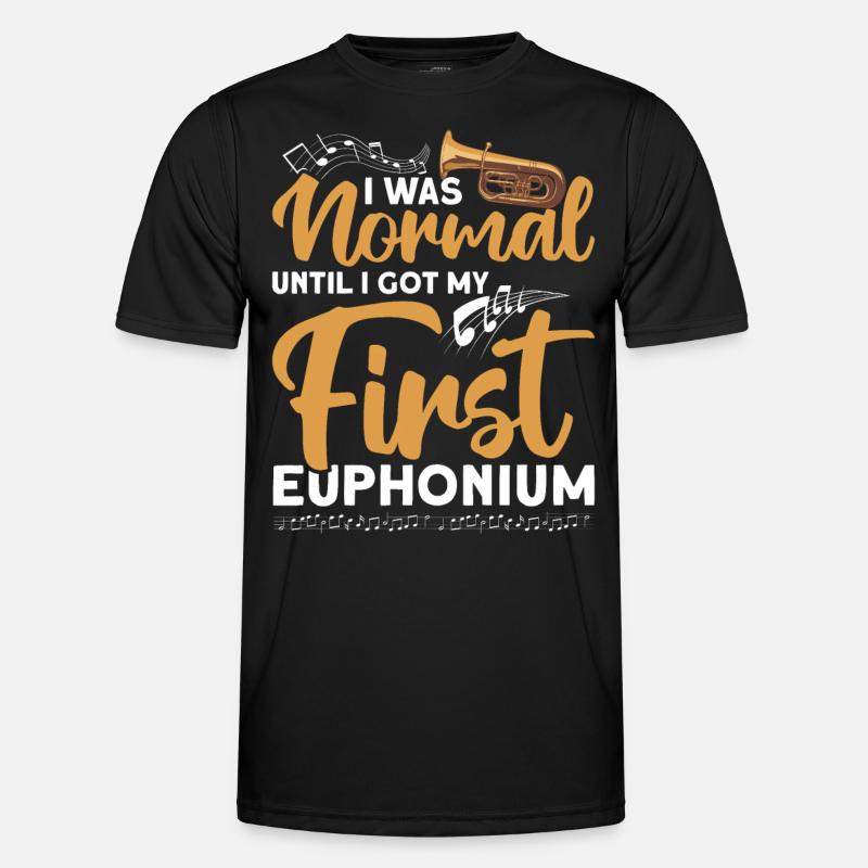 Euphonium Euphoniumspieler Blechbläser Euphonist - Männer Funktions-T-Shirt - Schwarz