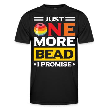 Perle Perle Broderie Bijoutier Fabricant de bijoux - T-shirt sport Homme - noir - Devant - AI Model Male 178 dark (178cm)