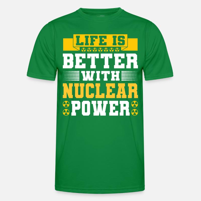 Nuclear Engineer Nuclear Technology Nuclear Energy Men's Functional T-Shirt