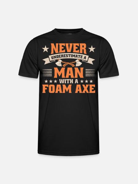 LARP Live-Action-Rollenspiel - Männer Funktions-T-Shirt - Schwarz