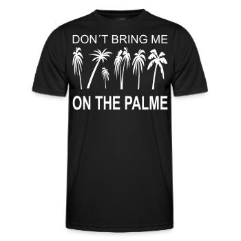 Ne m’amène pas sur la palme - T-shirt sport Homme - noir - Devant - AI Model Male 178 dark (178cm)
