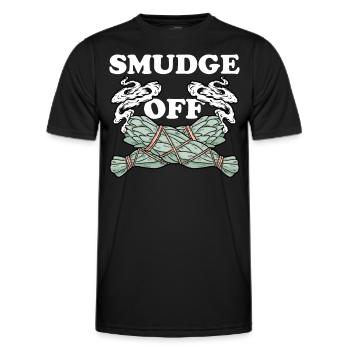Smudging Smudge Encens de guérison spirituelle - T-shirt sport Homme - noir - Devant - AI Model Male 178 dark (178cm)