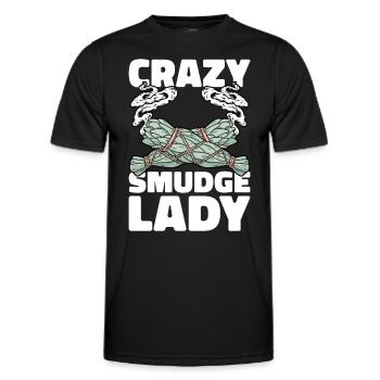 Smudging Smudge Encens de guérison spirituelle - T-shirt sport Homme - noir - Devant - AI Model Male 178 dark (178cm)