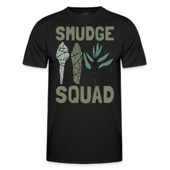 Smudging Smudge Spiritual Healing Incense - Men's Functional T-Shirt - black - Front - AI Model Male 178 dark (178cm)