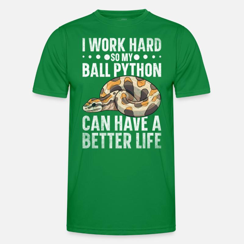Boule de banane Python Herpétologiste Boule de corail T-shirt sport Homme