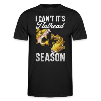 Catfish Angler Catfish Catfishing Catfish Fishing - Men's Functional T-Shirt - black - Front - AI Model Male 178 dark (178cm)