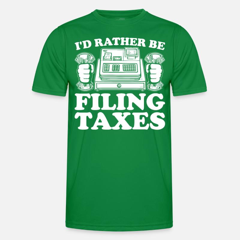 Comptabilité Comptable Financier Profession de comptable T-shirt sport Homme