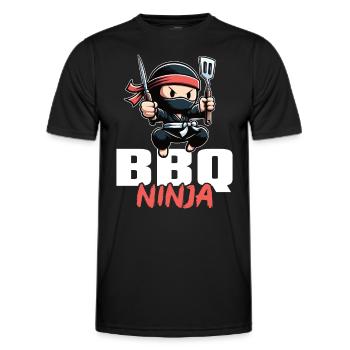 Grillades Barbecue Grillades de fête Barbecue professionnel - T-shirt sport Homme - noir - Devant - AI Model Male 178 dark (178cm)
