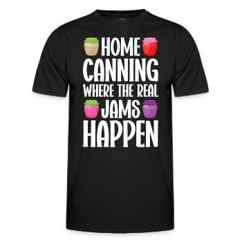 Canning Canning Canning - Men's Functional T-Shirt - black - Front - AI Model Male 178 dark (178cm)