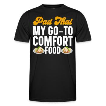 Pad Thai Thai Food Thai Cuisine Thailand - Men's Functional T-Shirt - black - Front - AI Model Male 178 dark (178cm)