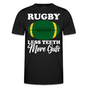 Rugby Geschenk Rugbyspieler Rugby Coach - Männer Funktions-T-Shirt - Schwarz - Vorne - AI Model Male 178 dark (178cm)