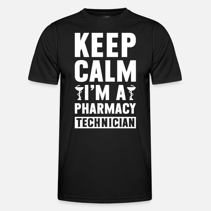 Pharmaceutical Assistant Pharmacy Technician - Men's Functional T-Shirt - black