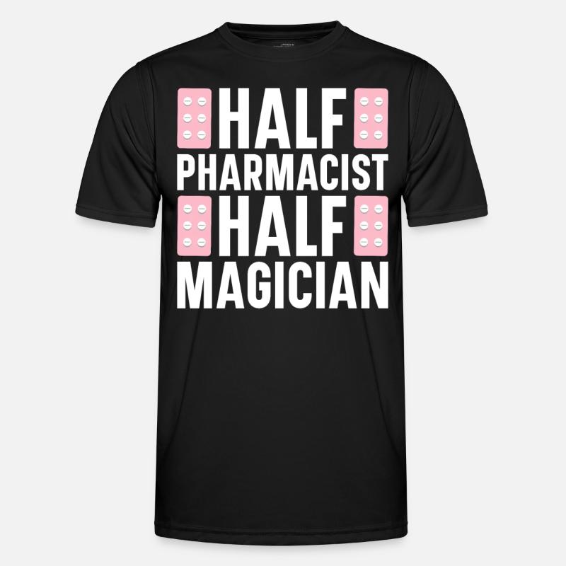 Pharmaceutical Assistant Pharmacy Technician - Men's Functional T-Shirt - black