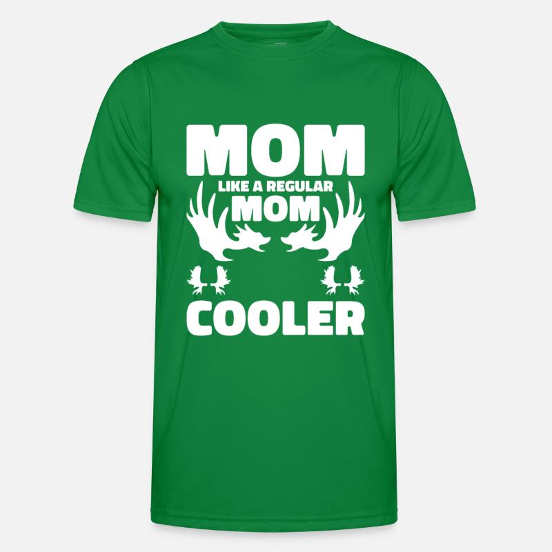 Geweihjagd Geweih Jäger Jagt Jagdtrophäe Männer Funktions-T-Shirt