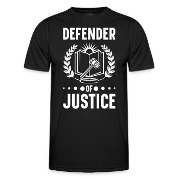 Avocat Avocat Tribunal Procureur de la République - T-shirt sport Homme - noir - Devant - AI Model Male 178 dark (178cm)