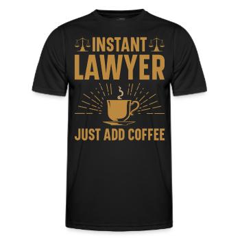 Avocat Avocat Tribunal Procureur de la République - T-shirt sport Homme - noir - Devant - AI Model Male 178 dark (178cm)