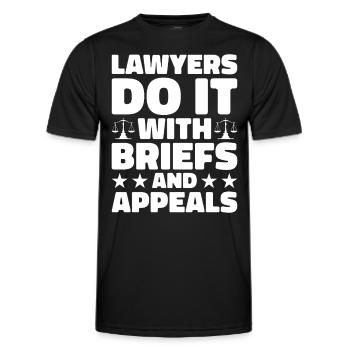 Avocat Avocat Tribunal Procureur de la République - T-shirt sport Homme - noir - Devant - AI Model Male 178 dark (178cm)
