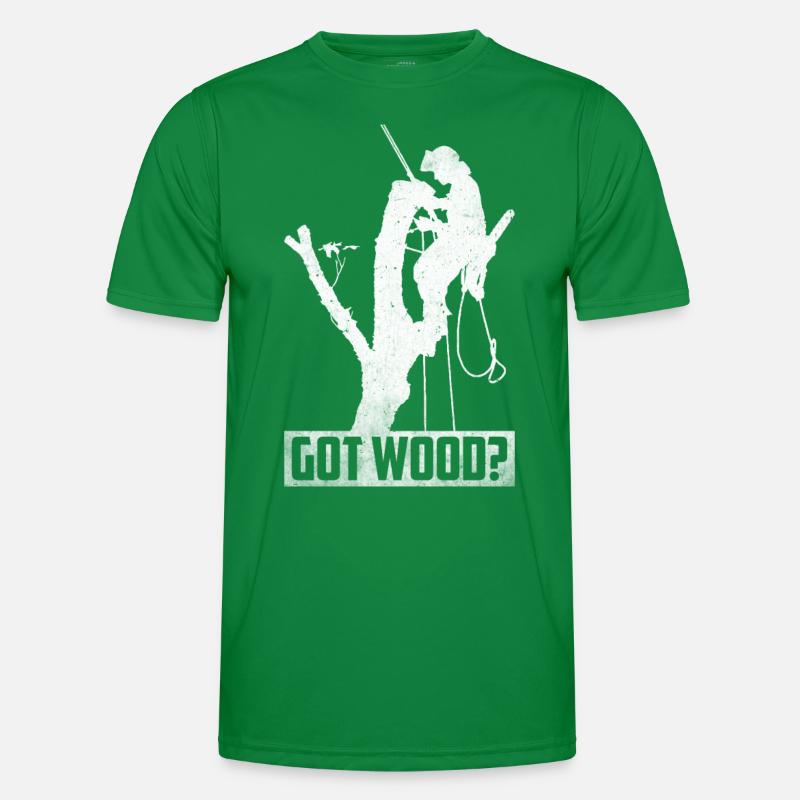 Arborist Baumpfleger Baumkletterer Baumklettern Männer Funktions-T-Shirt