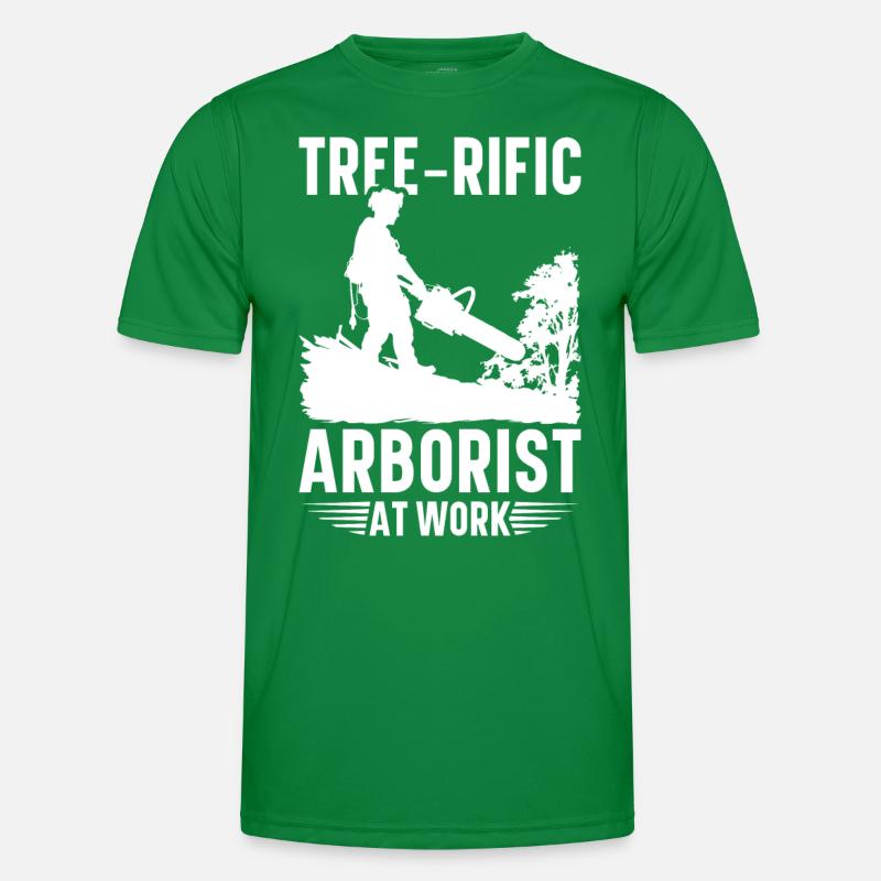 Arborist Baumpfleger Baumkletterer Baumklettern Männer Funktions-T-Shirt
