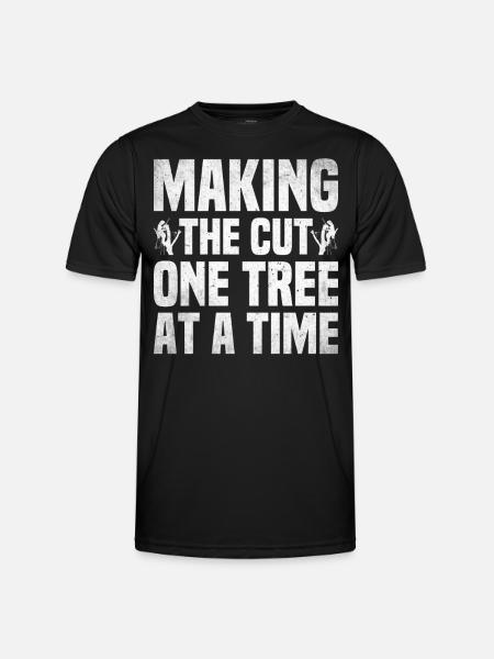 Arborist Baumpfleger Baumkletterer Baumklettern - Männer Funktions-T-Shirt - Schwarz