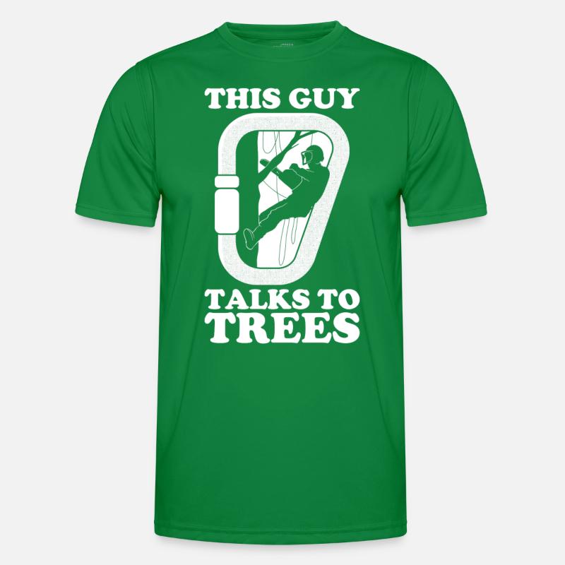 Arborist Baumpfleger Baumkletterer Baumklettern Männer Funktions-T-Shirt