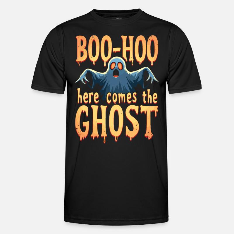 Halloween Ghost Ghost - Men's Functional T-Shirt - black
