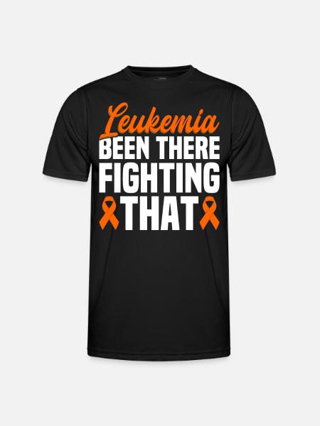 Leukämie Bewusstsein Blutkrebs Bekämpfung - Männer Funktions-T-Shirt - Schwarz