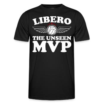 Volley-ball Libero - T-shirt sport Homme - noir - Devant - AI Model Male 178 dark (178cm)