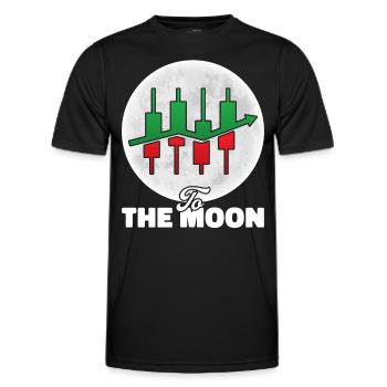 Day Trading Day Trader Bourse Bourse - T-shirt sport Homme - noir - Devant - AI Model Male 178 dark (178cm)