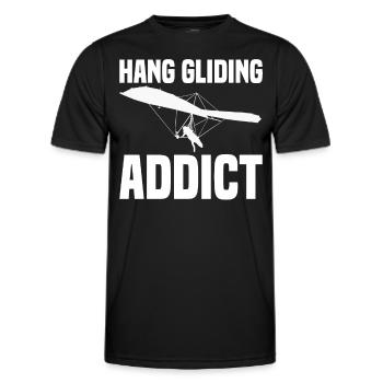 Deltaplane Parapente Deltaplane - T-shirt sport Homme - noir - Devant - AI Model Male 178 dark (178cm)