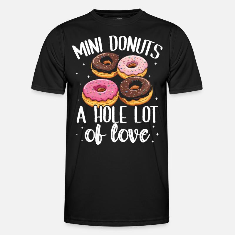 Donuts Donut - Men's Functional T-Shirt - black