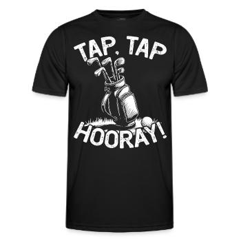 Golf Golf Golf Golf Parcours de Golf - T-shirt sport Homme - noir - Devant - AI Model Male 178 dark (178cm)