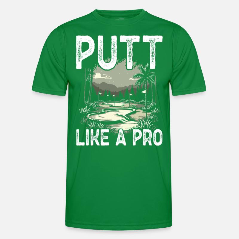 Golf Golf Golfer Golf Course Men's Functional T-Shirt