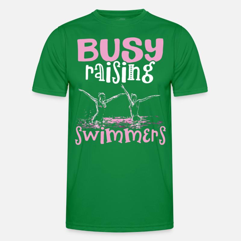 Synchronschwimmen Synchro Schwimmer Männer Funktions-T-Shirt