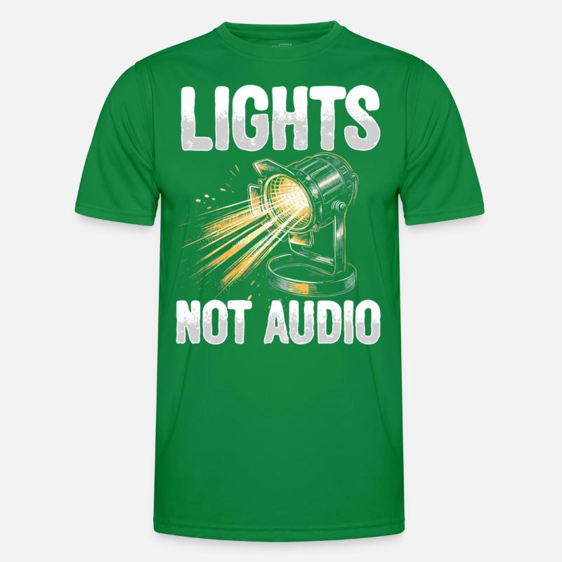 Lichttechniker Beleuchtungstechniker Lichttechnik Männer Funktions-T-Shirt