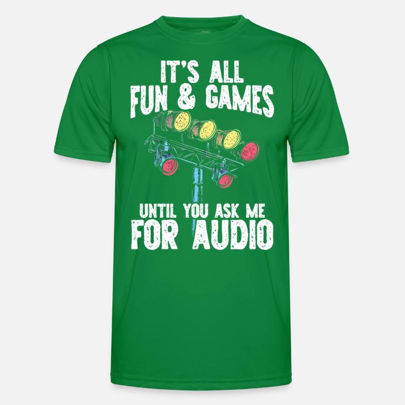 Lichttechniker Beleuchtungstechniker Lichttechnik Männer Funktions-T-Shirt