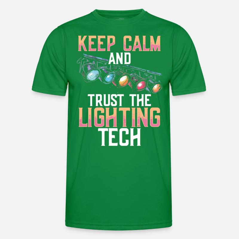 Technicien d'éclairage Technicien d'éclairage Technologie de l'éclairage T-shirt sport Homme