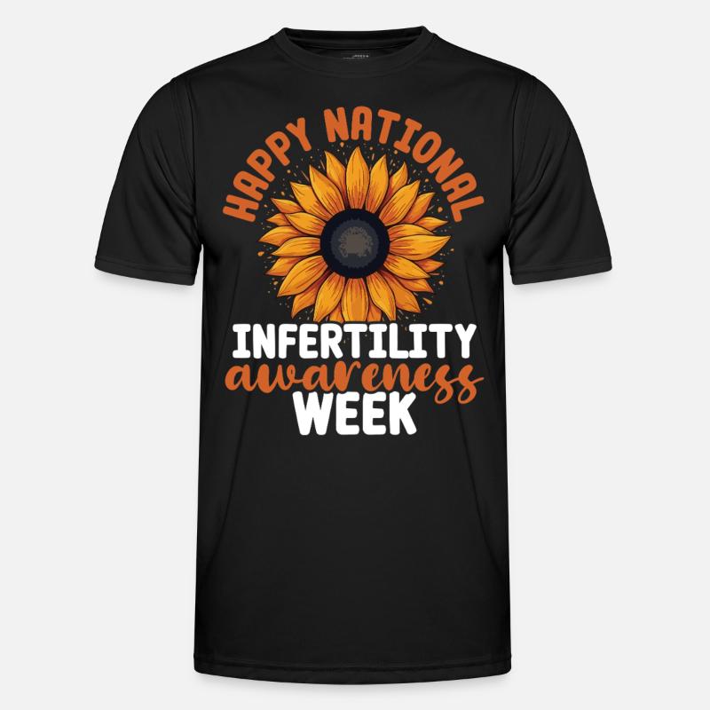 Bewusstsein für Unfruchtbarkeit IVF Befruchtung Männer Funktions-T-Shirt