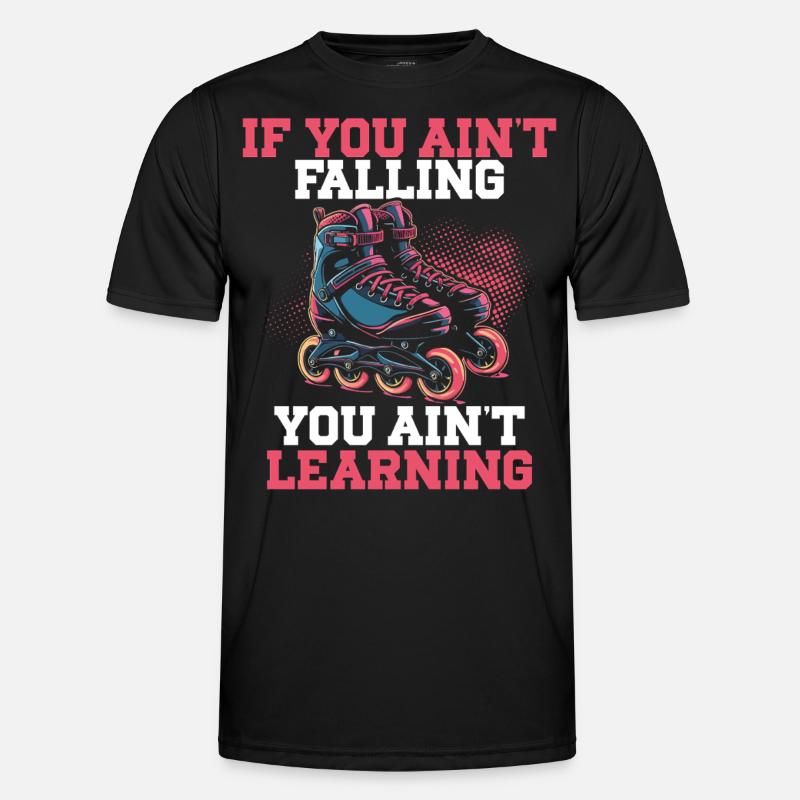 Inline Skating Rollerblading Inline Skates - Männer Funktions-T-Shirt - Schwarz