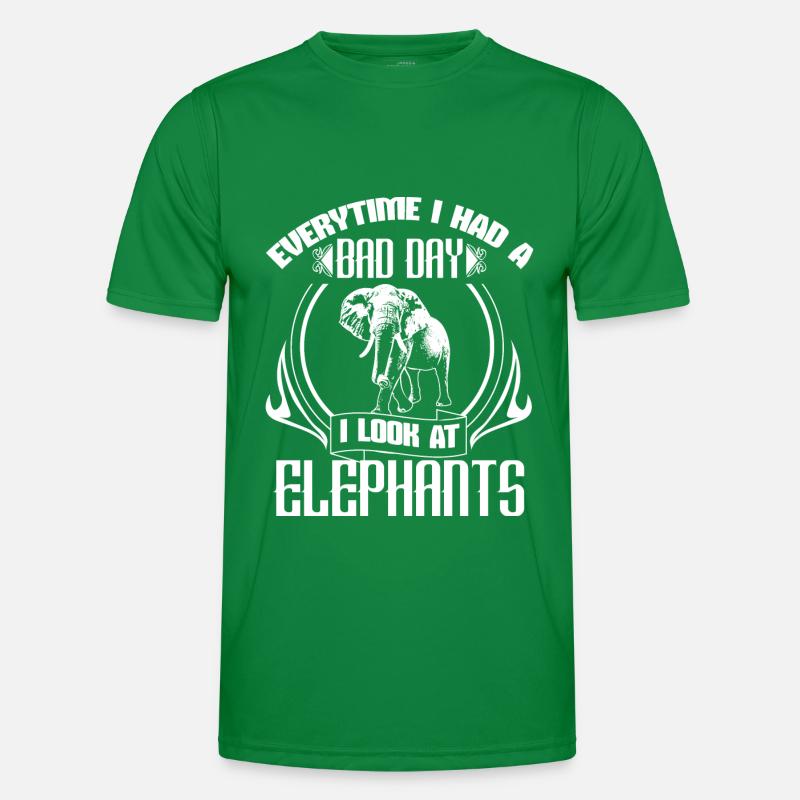 Elefant Savanne Tier Geschenkidee Männer Funktions-T-Shirt
