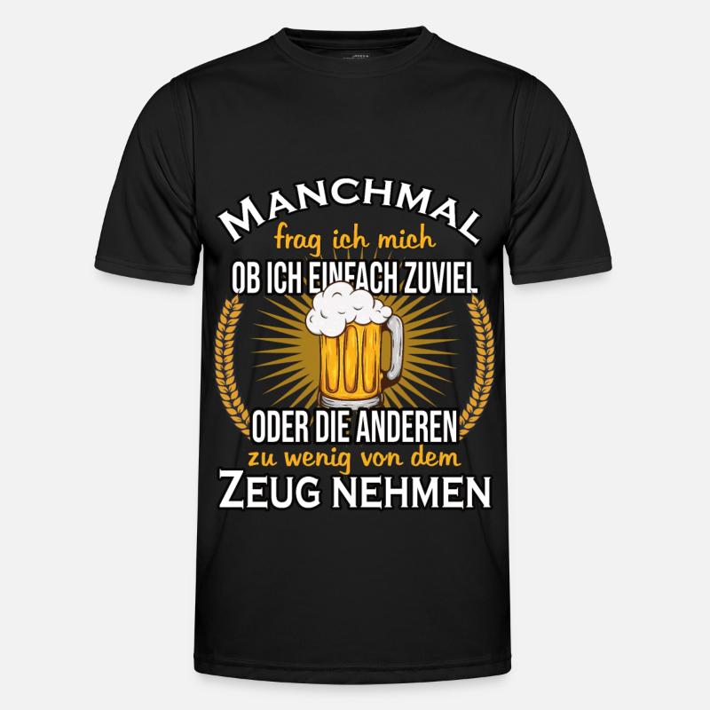 Biertrinker Biergarten Outfit Geschenk Männer Funktions-T-Shirt