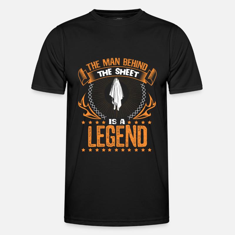 Halloween Ghost Ectoplasm Gift Idea - Men's Functional T-Shirt - black