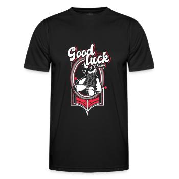 Voodoo Hexerei Geschenkidee - Männer Funktions-T-Shirt - Schwarz - Vorne - AI Model Male 178 dark (178cm)