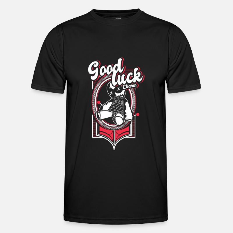 Voodoo Hexerei Geschenkidee - Männer Funktions-T-Shirt - Schwarz