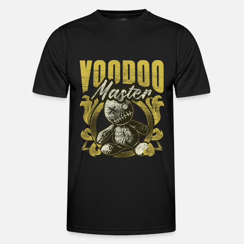 Voodoo Puppe Spruch Geschenkidee Männer Funktions-T-Shirt