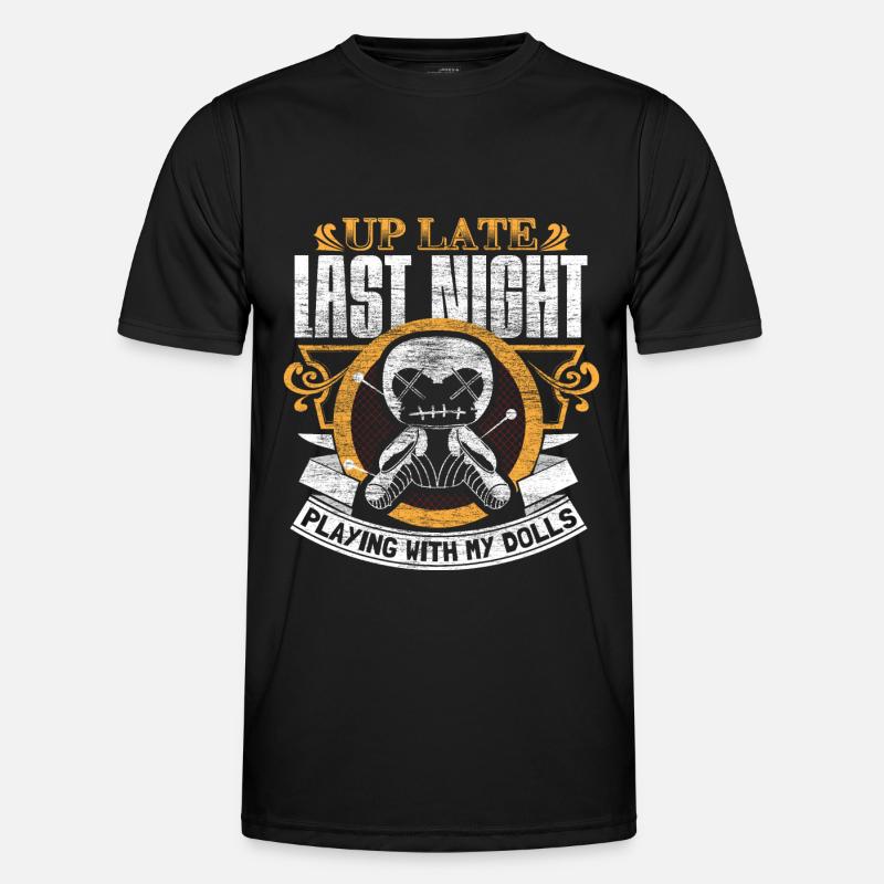 Voodoo Ghost Creepy - Men's Functional T-Shirt - black