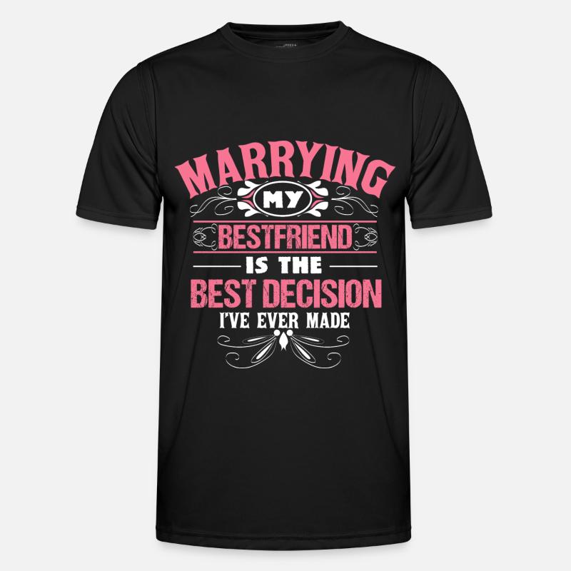 Ehe Eheleute Geschenk - Männer Funktions-T-Shirt - Schwarz