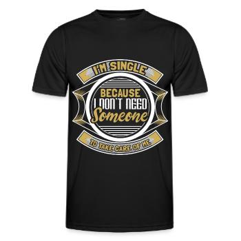 Cadeau du Parti de l’indépendance unique - T-shirt sport Homme - noir - Devant - AI Model Male 178 dark (178cm)