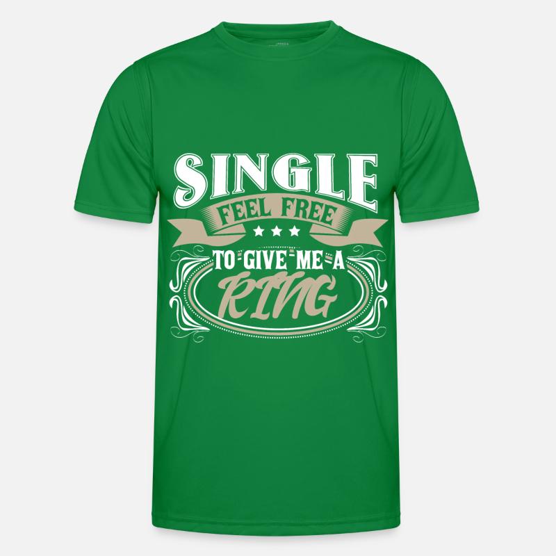 Single Unabhängigkeit Liebe Geschenkidee Männer Funktions-T-Shirt