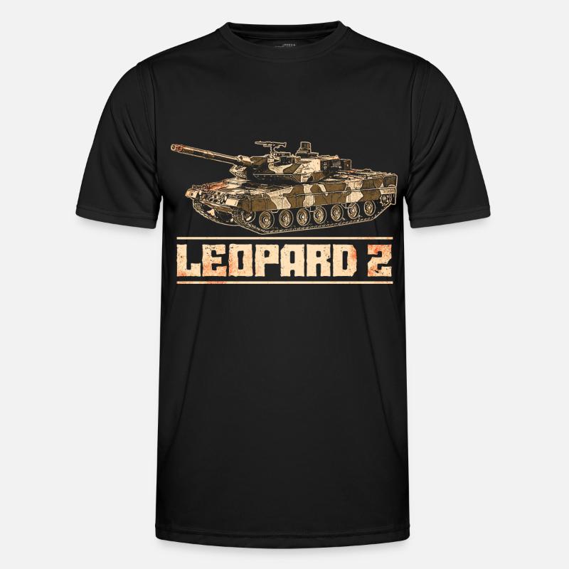 Leopard 2 Tanks - Men's Functional T-Shirt - black